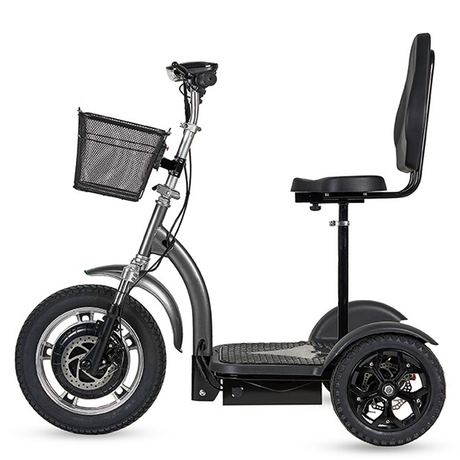 Scooter elétrica todo-o-terreno de 3 rodas 500W