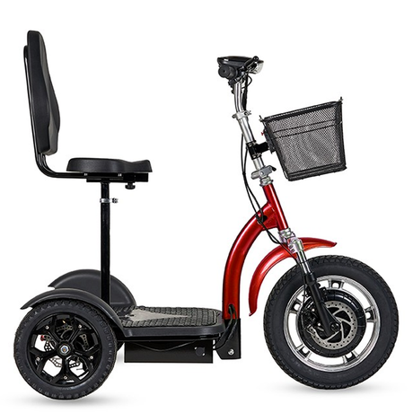 Scooter elétrica todo-o-terreno de 3 rodas 500W