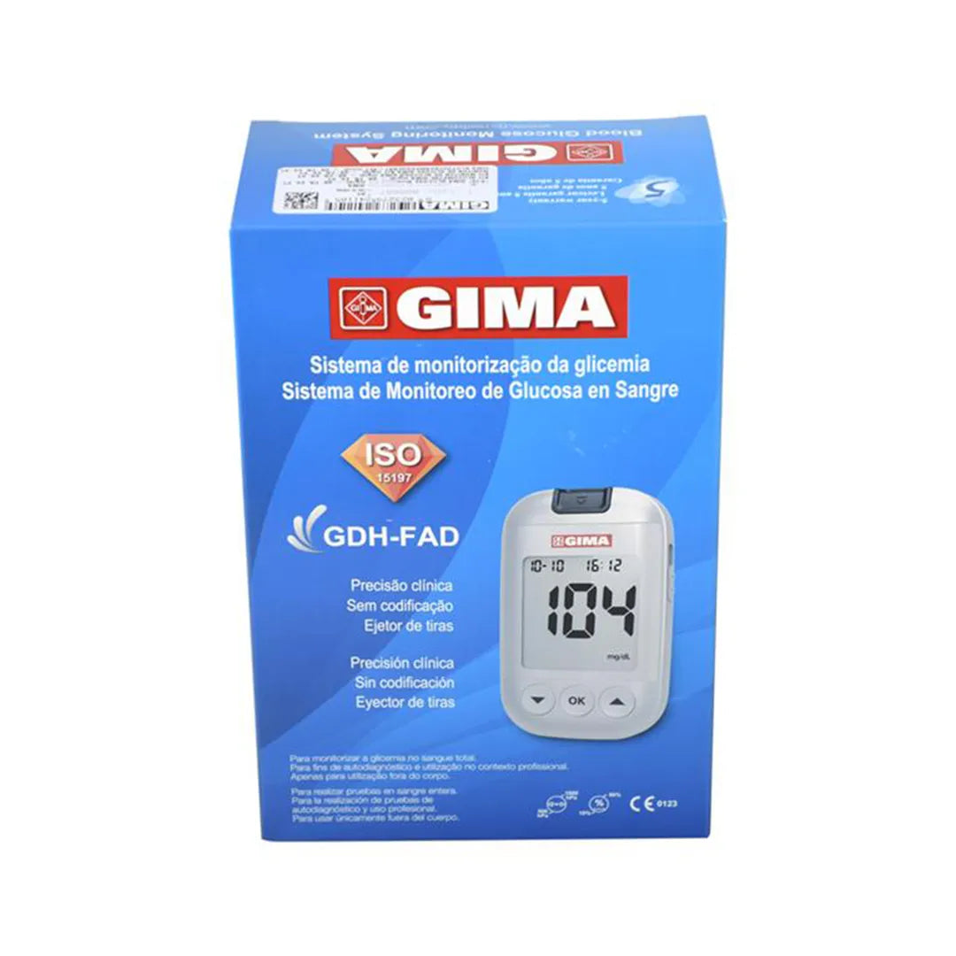 Glucómetro Acon con tapa transparente para realizar pruebas de glucosa en sitios alternativos como antebrazo o palma de la mano dortomedical