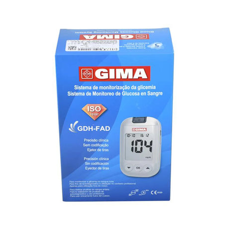 Glucómetro Acon con tapa transparente para realizar pruebas de glucosa en sitios alternativos como antebrazo o palma de la mano dortomedical