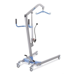 Grúa para elevar pacientes con arnés transpirable y reposacabezas para una transferencia segura dortomedical