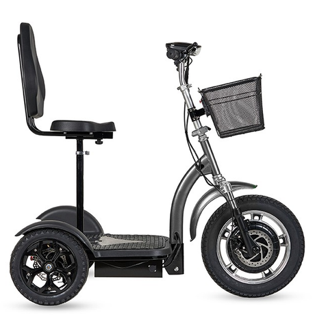 Scooter elétrica todo-o-terreno de 3 rodas 500W