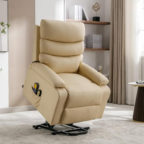Poltrona ortopédica elevatória Relax com massagem