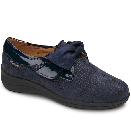Sapatos femininos confortáveis ​​com laço Calzamedi