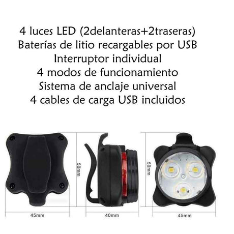 Kit de luzes para scooters e cadeiras elétricas Libercar