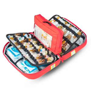 Maletín sanitario PROBES con compartimento central extraíble para encontrar todo al instante dortomedical