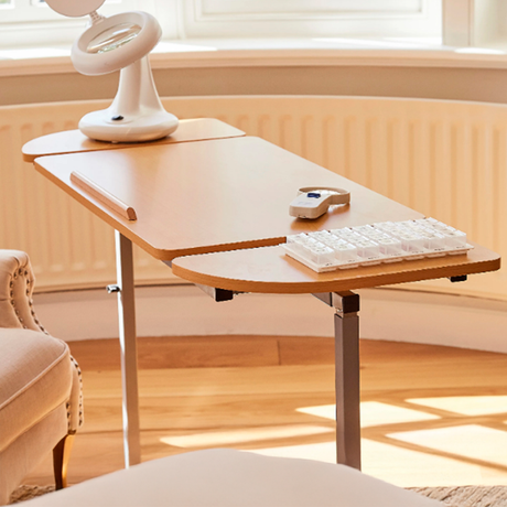 Mesa Auxiliar para Sofá Basculante com Rodas Supermesita