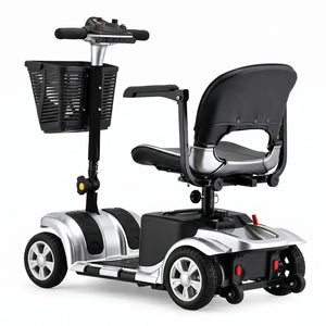 Mobility scooter eléctrico para adultos con ruedas traseras antivuelco para mayor estabilidad y seguridad dortomedical