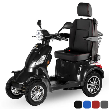 Moto para discapacitados con ruedas neumáticas de 10 pulgadas para una conducción fluida de Dortomedical