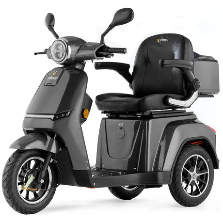 Moto eléctrica de 3 ruedas con una sola rueda delantera para una maniobrabilidad más fácil de Dortomedical