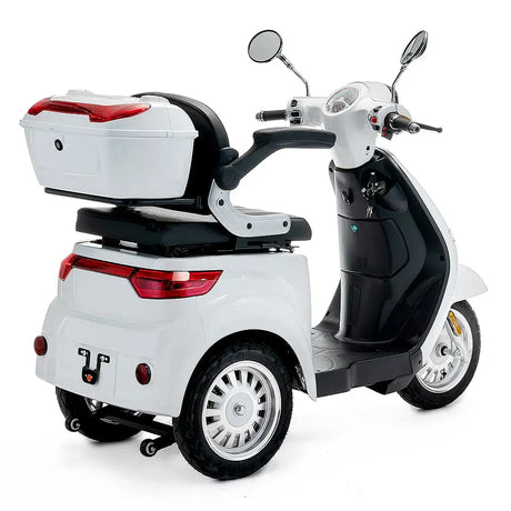 Moto eléctrica de 3 ruedas con función de marcha atrás para facilitar el aparcamiento de Dortomedical