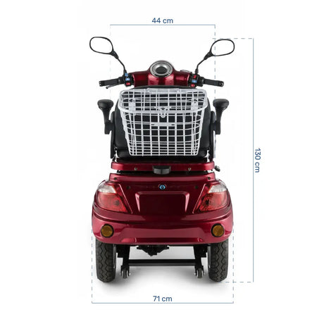 Moto eléctrica de 3 ruedas con 2 niveles de velocidad para paseos llanos o irregulares de Dortomedical