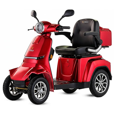 Moto eléctrica de 4 ruedas con puerto USB integrado para cargar el móvil durante el trayecto de Dortomedical
