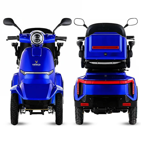 Moto eléctrica para mayores con pantalla LED y sistema de colores verde-rojo para lectura fácil de batería de Dortomedical