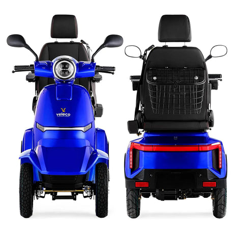 Moto para mayores con ruedas neumáticas de 8 y 10 pulgadas para una conducción suave de Dortomedical