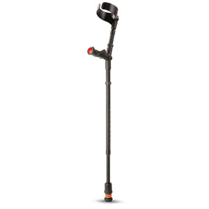 Muleta flexyfoot con reposabrazos ajustable para mayor comodidad postural del usuario dortomedical