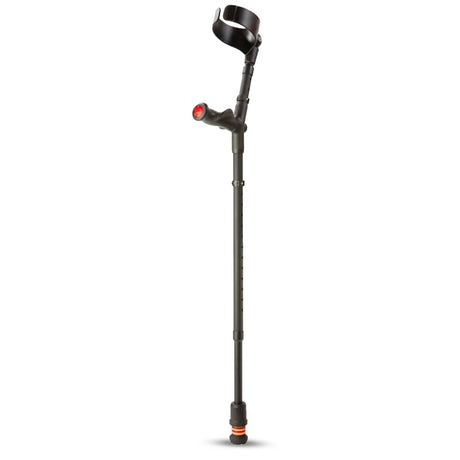 Muleta flexyfoot con reposabrazos ajustable para mayor comodidad postural del usuario dortomedical