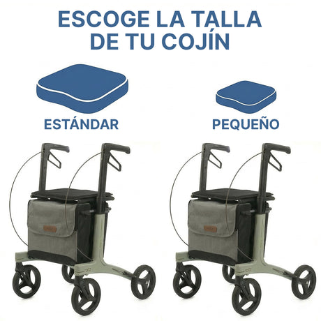 Opciones de medida del cojín para andador de adultos para pausas cómodas dortomedical