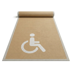 Pasarela accesible de playa flexible que se adapta al terreno para ofrecer un acceso más seguro dortomedical