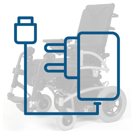 Power Buddy Cargador Móvil y Luces LED para Silla con Elevación Navix dortomedical