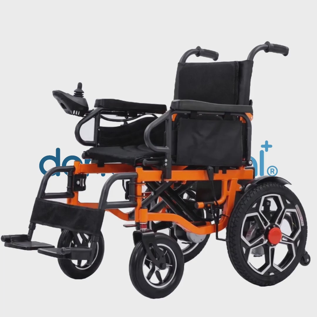 Vista 360 grados de la silla eléctrica Sun dortomedical