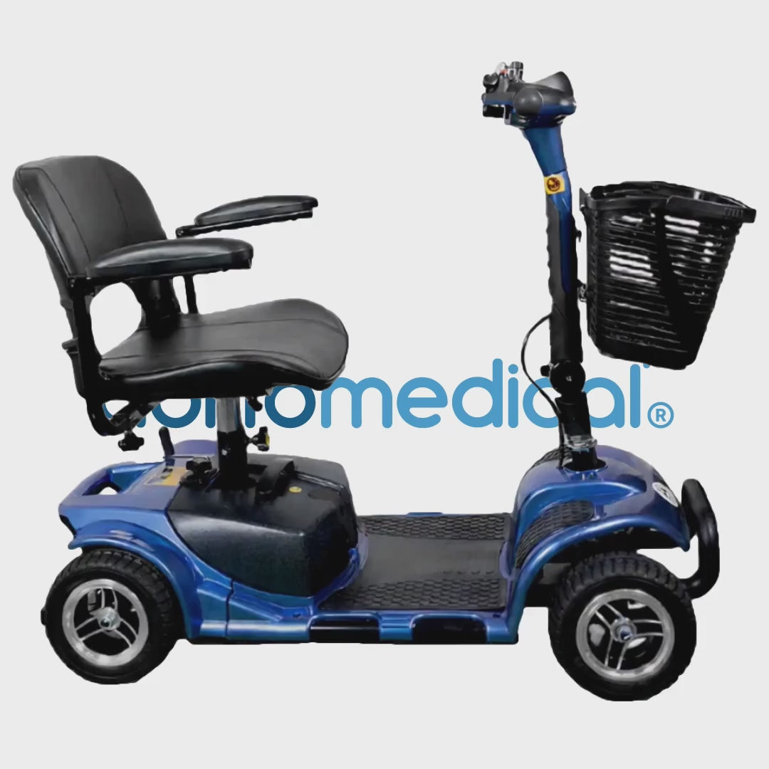 Vista 360 grados del Scooter Eléctrico Smart de 4 Ruedas dortomedical