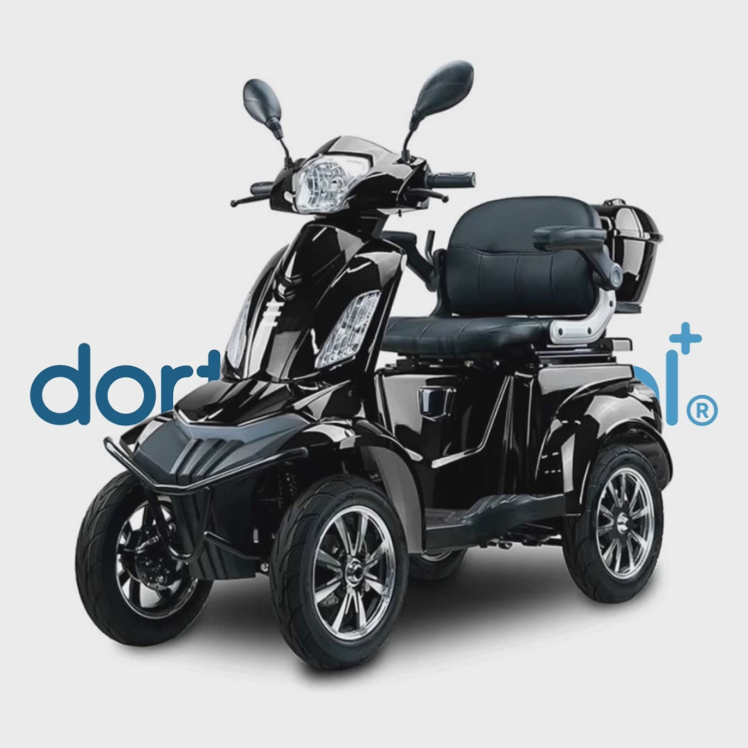 Vista 360 grados del scooter eléctrico más seguro y potente Faster Neo