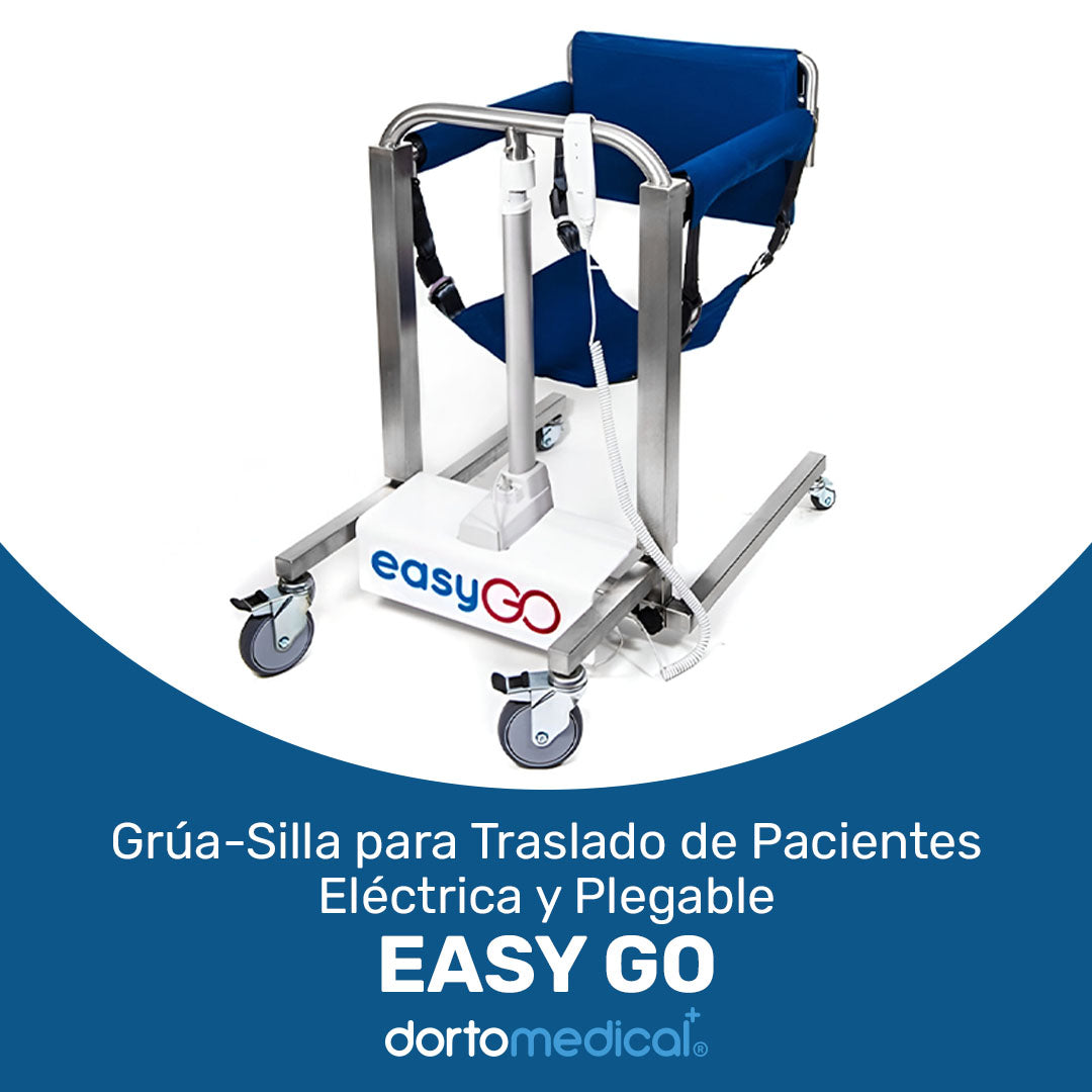 Grua - Cadeira para Transferência de Doentes Elétrica e Dobrável EASY GO