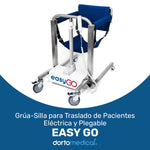 Grua - Cadeira para Transferência de Doentes Elétrica e Dobrável EASY GO