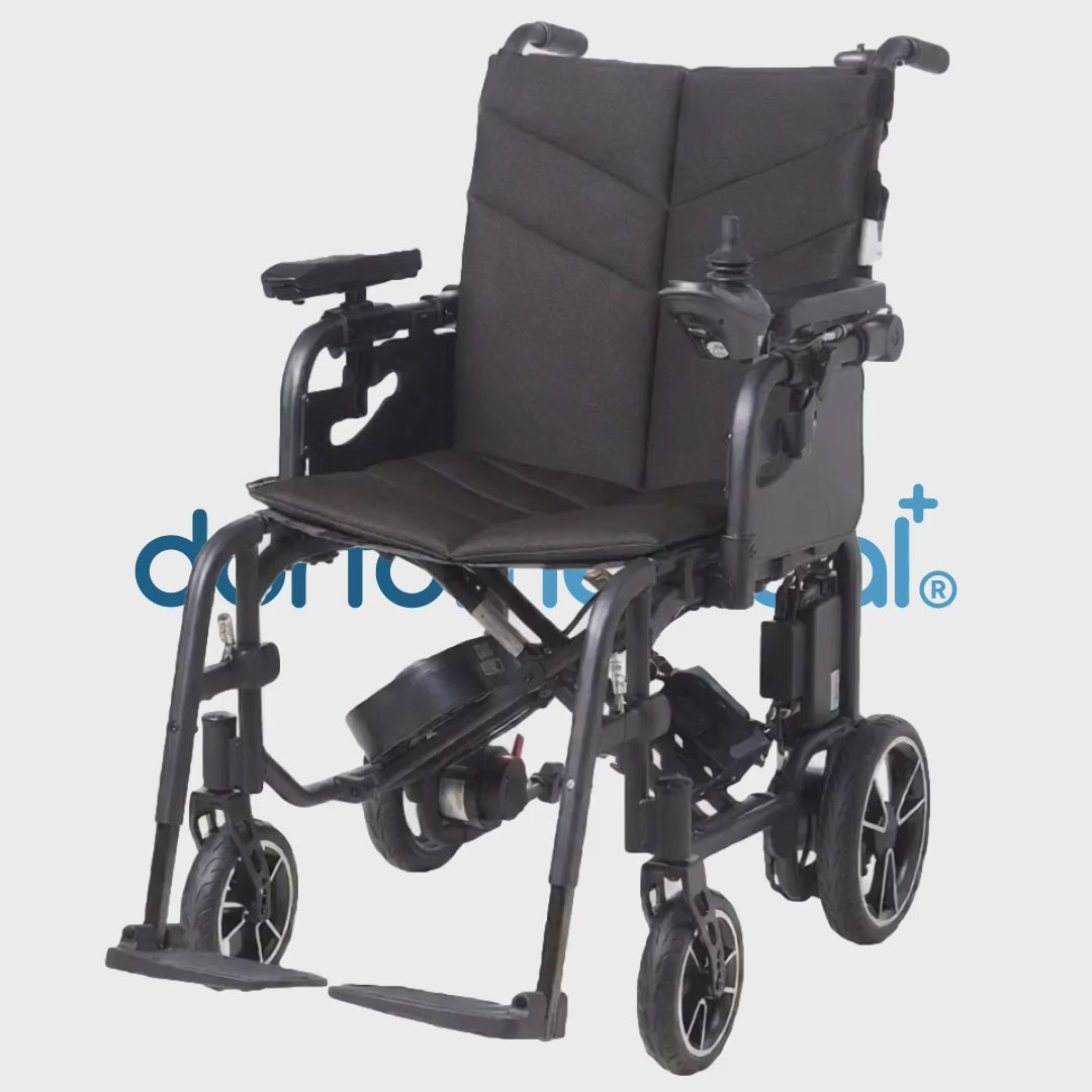 Vista 360 grados de la silla eléctrica Ultralight en dortomedical