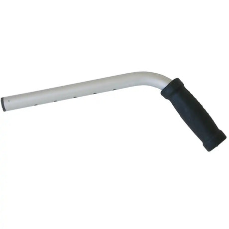 Vista del puño con barra de aluminio y empuñadura para agarre ergonómico del andador infantil air n dortomedical