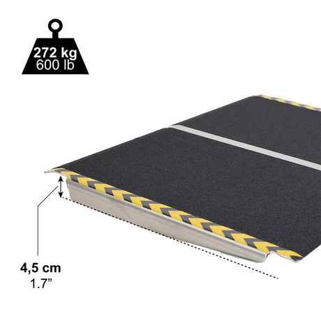 Rampa para Degrau Grande Máx. 15 cm Resistente 272 Kg