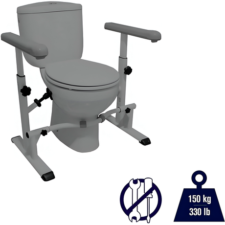 Apoios de Braço para WC Extra Seguros