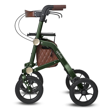 Rollator todoterreno con sistema de doble plegado compacto ideal para viajes y aventuras sin límites dortomedical