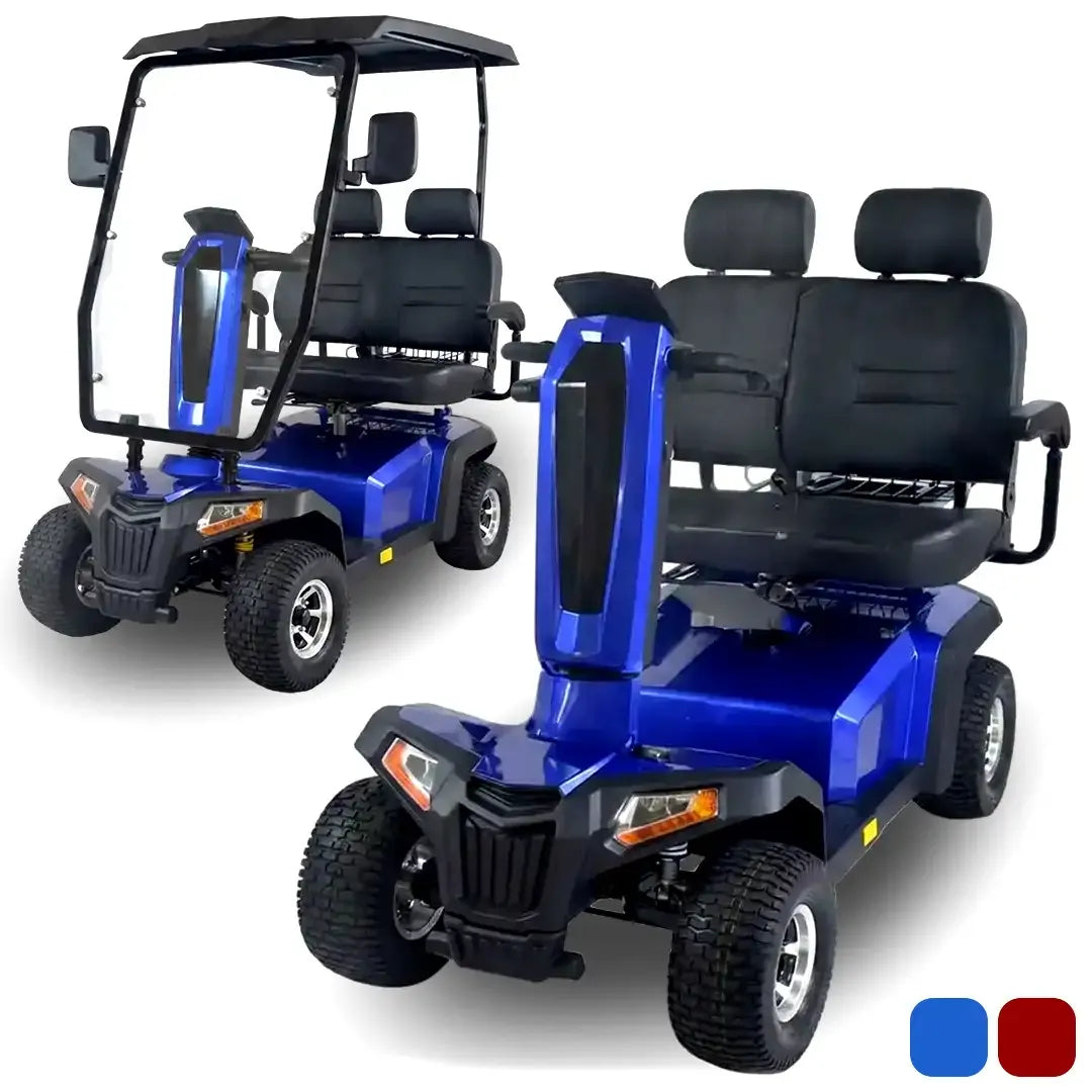 Scooter para dos personas con batería de 75Ah para mayor independencia diaria dortomedical