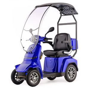 Scooter eléctrico de 1000W con techo, baúl trasero y compartimento bajo el asiento de Dortomedical