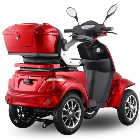 Panel de control del scooter eléctrico de alta gama Faster Neo que muestra el sistema de tres velocidades y marcha atrás para un máximo control en los giros dortomedical