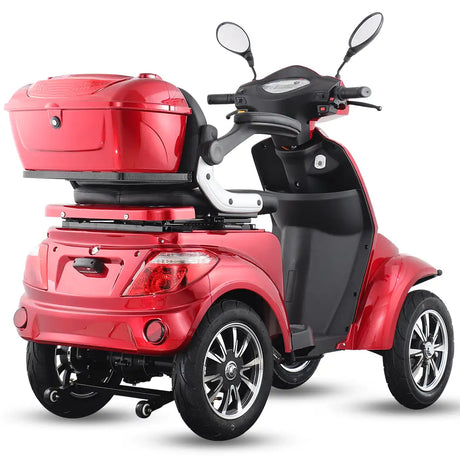 Panel de control del scooter eléctrico de alta gama Faster Neo que muestra el sistema de tres velocidades y marcha atrás para un máximo control en los giros dortomedical