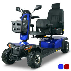 Scooter de Duplo Assento com Rodas Todo-o-Terreno DANUBIO BIPLAZA