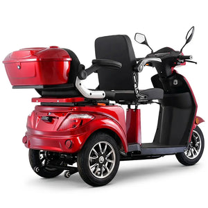 Doble asiento del scooter eléctrico biplaza FASTER NEO 3 para disfrutar de trayectos cómodos dortomedical