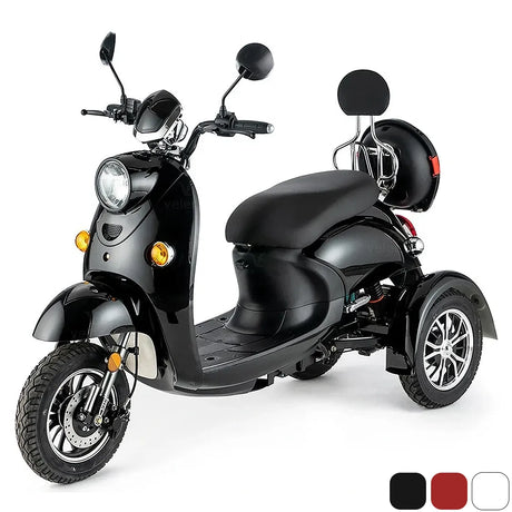 Scooter eléctrico con diseño retro tipo moto para desplazarse por la ciudad con estilo de Dortomedical