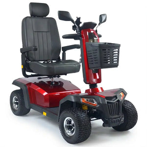 Scooter eléctrico con indicador de nivel de batería para controlar la carga disponible dortomedical