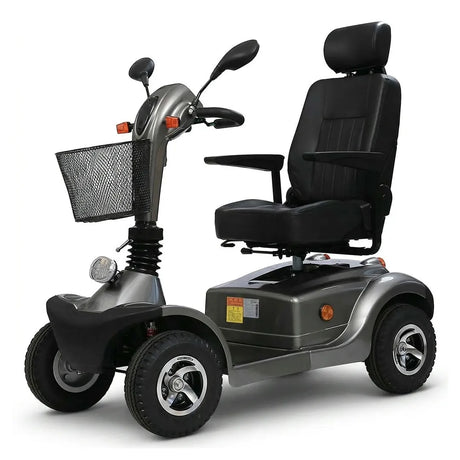 Scooter eléctrico de movilidad con asiento giratorio 360° para facilitar la entrada y salida del usuario dortomedical