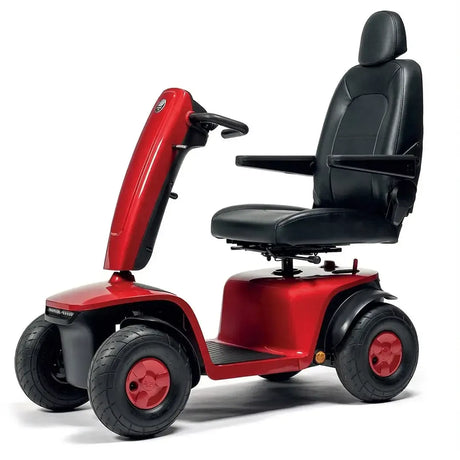 Scooter eléctrico Sync Premium de Vermeiren con asiento giratorio para una mayor comodidad del usuario dortomedical