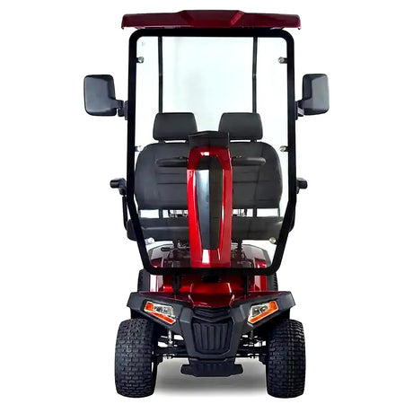 Scooter eléctrico robusto con ruedas traseras reforzadas para una mayor estabilidad dortomedical