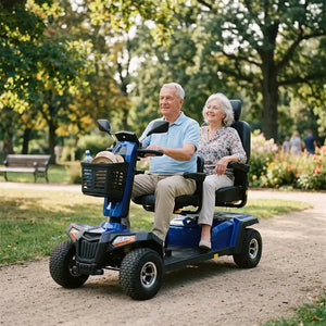 Scooter de Duplo Assento com Rodas Todo-o-Terreno DANUBIO BIPLAZA