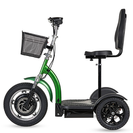 Scooter elétrica todo-o-terreno de 3 rodas 500W