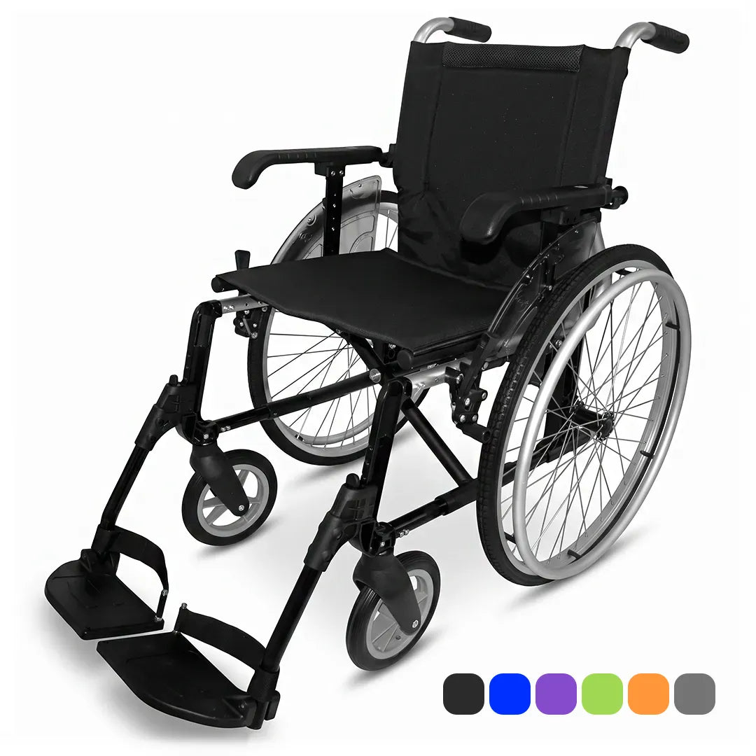 Silla de ruedas de aluminio autopropulsable ligera y resistente Forta Line dortomedical