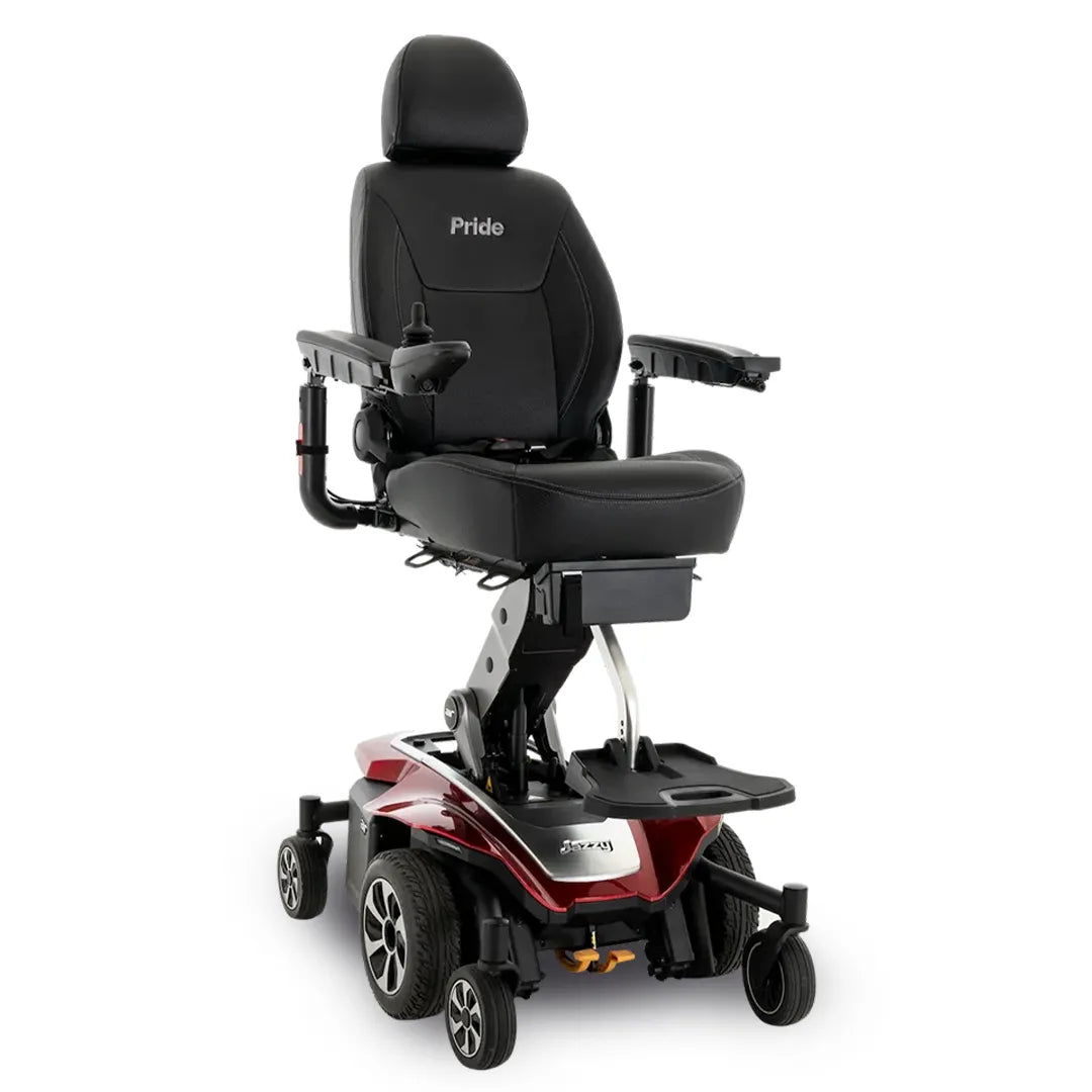 Silla de ruedas eléctrica con conducción segura de hasta 6,4 km/h incluso con el asiento elevado dortomedical