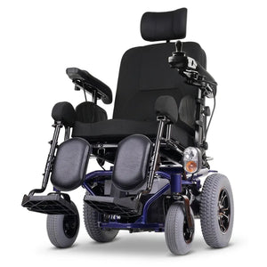 Silla eléctrica reclinable en respaldo y reposapiés Calabria 2 para mejorar el confort postural dortomedical